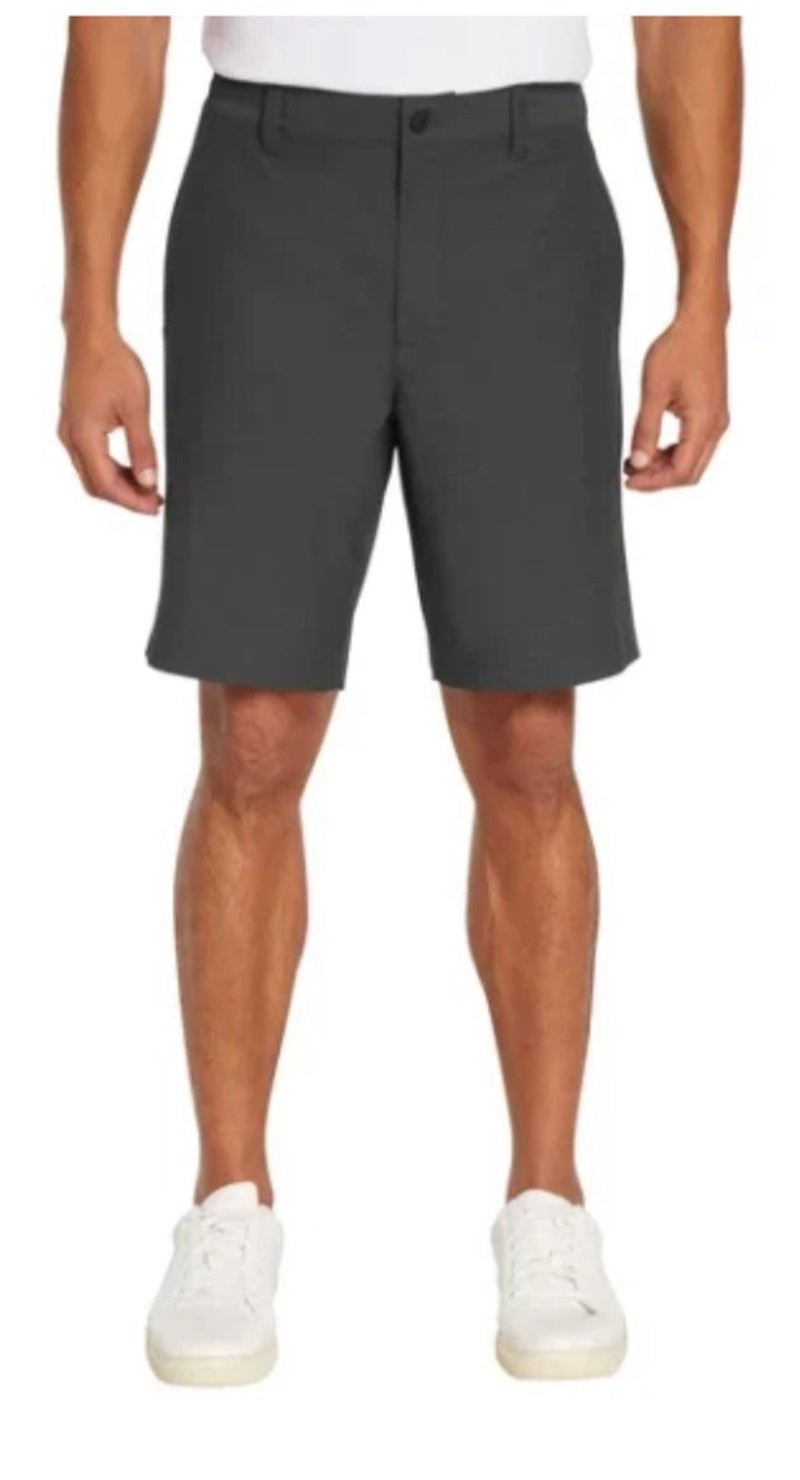 Banana Republic Shorts Men's Size 38 Stretch Gray Preppy Athleisure Golf Pockets